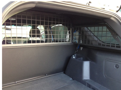Troy Ford Law Enforcement Interceptor SUV Utility (Explorer) Rear Partition Cage, Cargo Barrier 2013-2019, covers side rear windows also